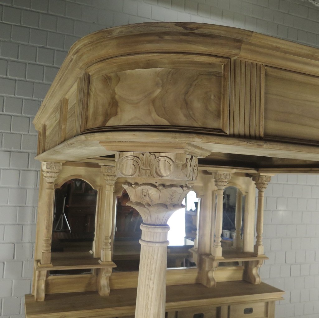 Hausbar Theke Teakholz 2,06 m