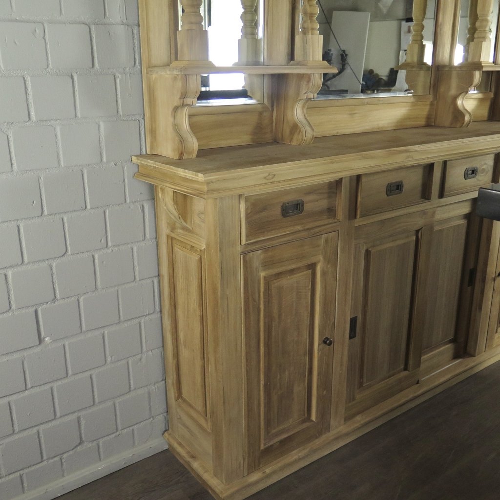 Hausbar Theke Teakholz 2,06 m