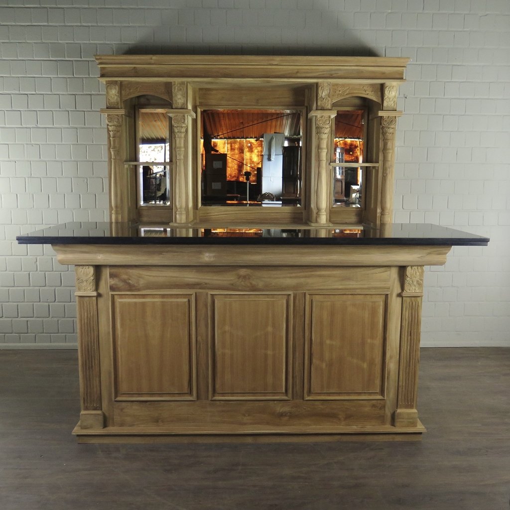 Empire Bar Theke Teakholz 2,32 m