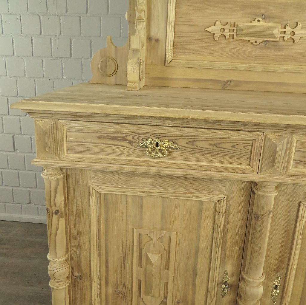 Buffetschrank Schrank Gründerzeit 1880 Kiefer