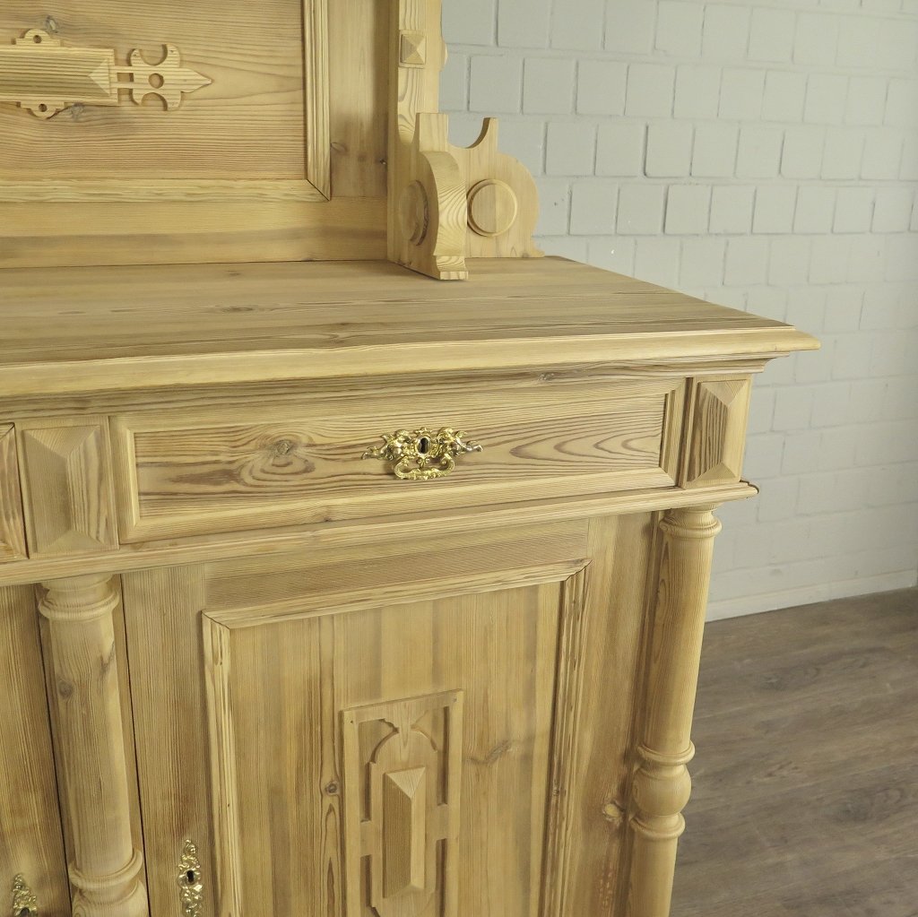 Buffetschrank Schrank Gründerzeit 1880 Kiefer