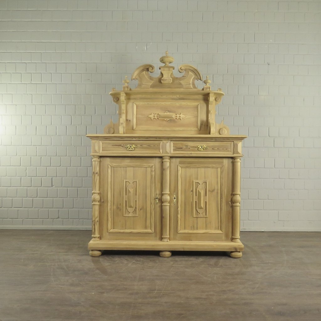 Buffetschrank Schrank Gründerzeit 1880 Kiefer