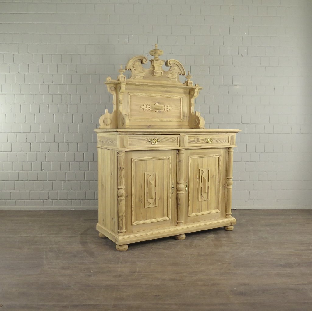 Buffetschrank Schrank Gründerzeit 1880 Kiefer  