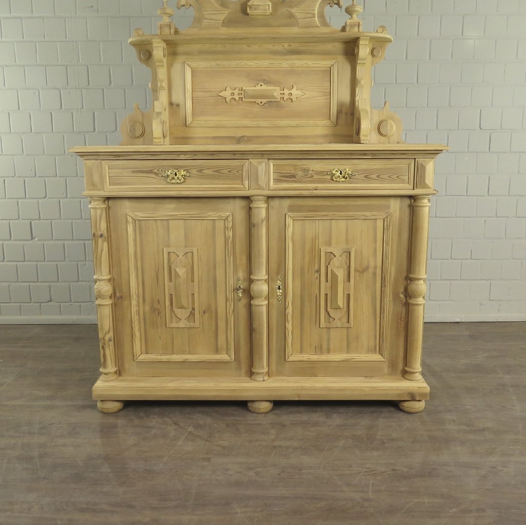 Buffetschrank Schrank Gründerzeit 1880 Kiefer