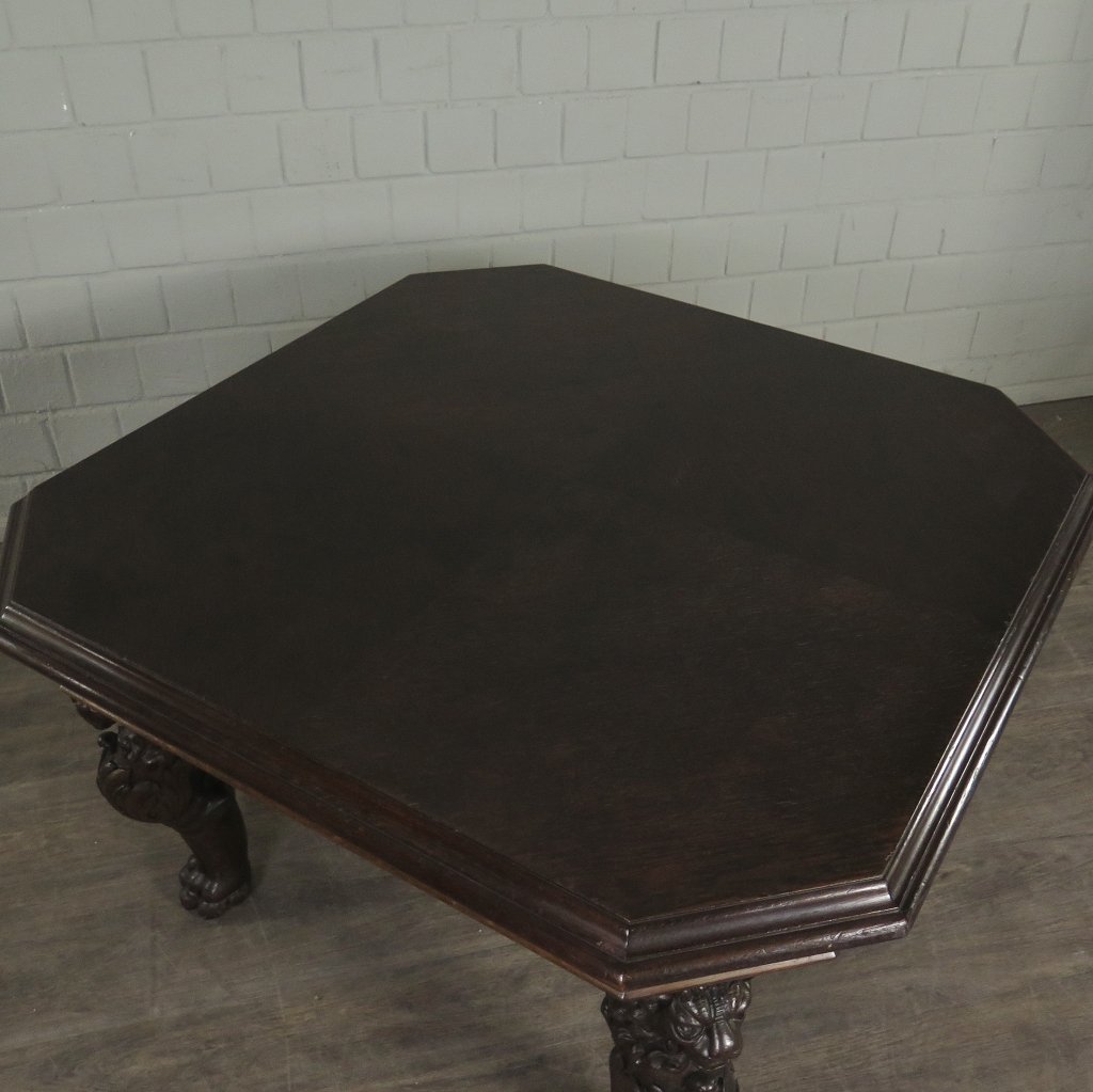 Beistelltisch Tisch Gründerzeit 1880 Eiche