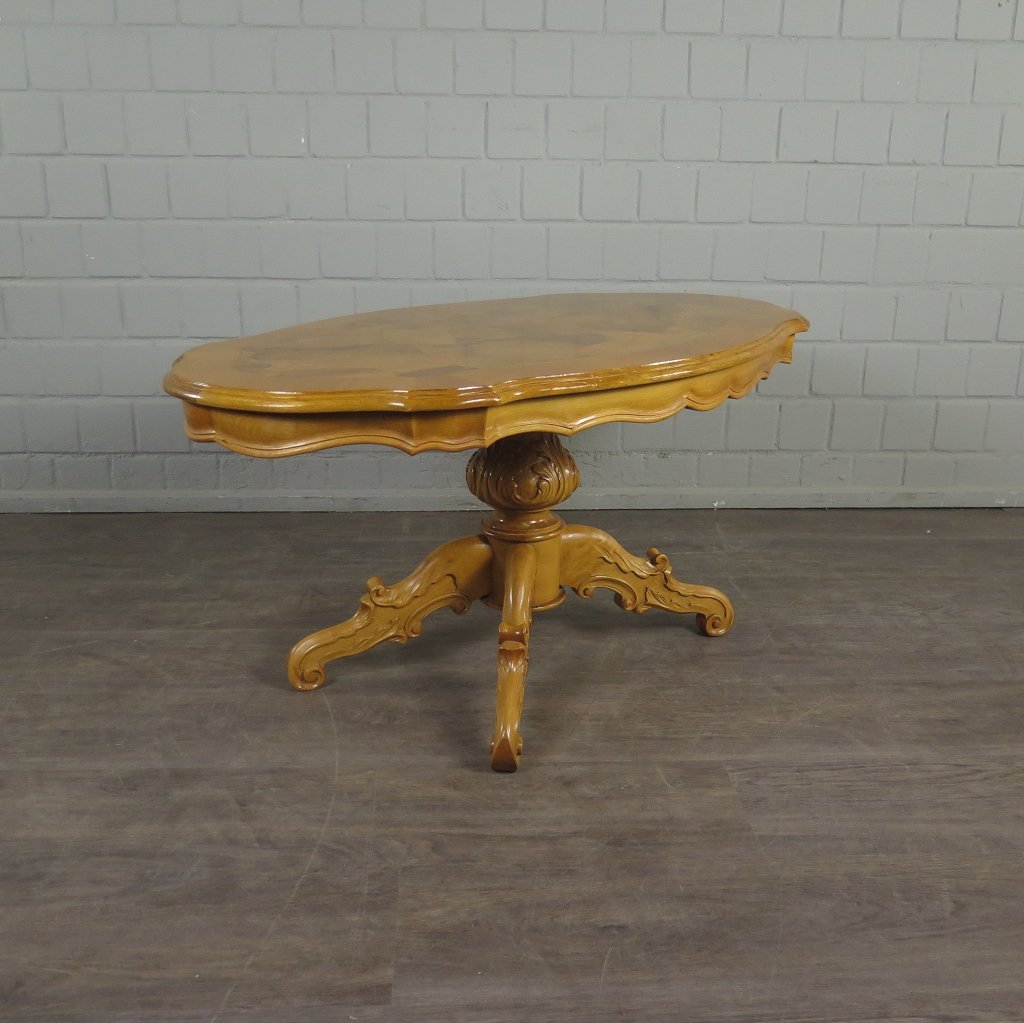 Couchtisch Wohnzimmertisch Gründerzeitstil 1,50 m x 0,90 m Nussbaum