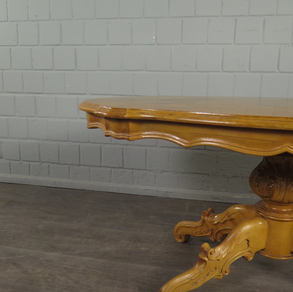 Couchtisch Wohnzimmertisch Gründerzeitstil 1,50 m x 0,90 m Nussbaum