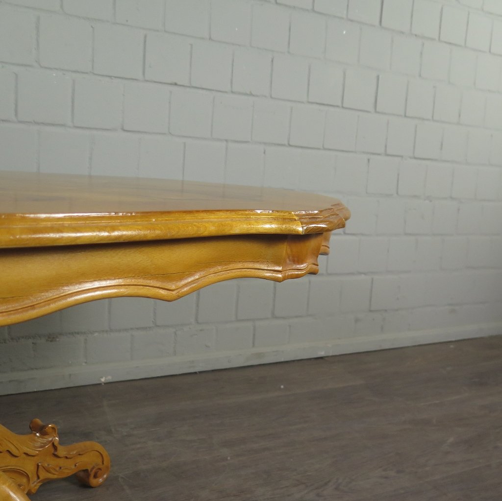Couchtisch Wohnzimmertisch Gründerzeitstil 1,50 m x 0,90 m Nussbaum