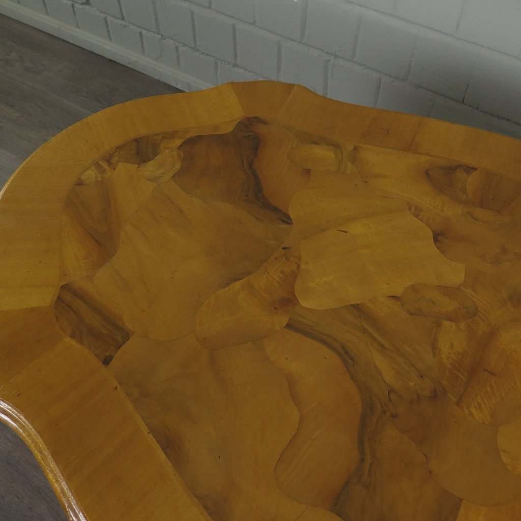 Couchtisch Wohnzimmertisch Gründerzeitstil 1,50 m x 0,90 m Nussbaum