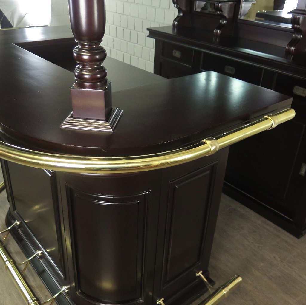 Hausbar Theke Mahagoni 1,70 m