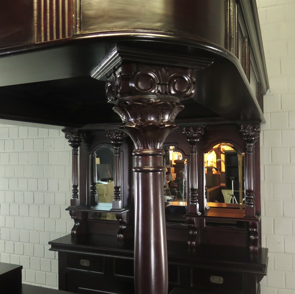 Hausbar Theke Mahagoni 1,70 m