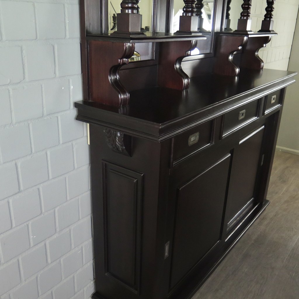 Hausbar Theke Mahagoni 1,70 m