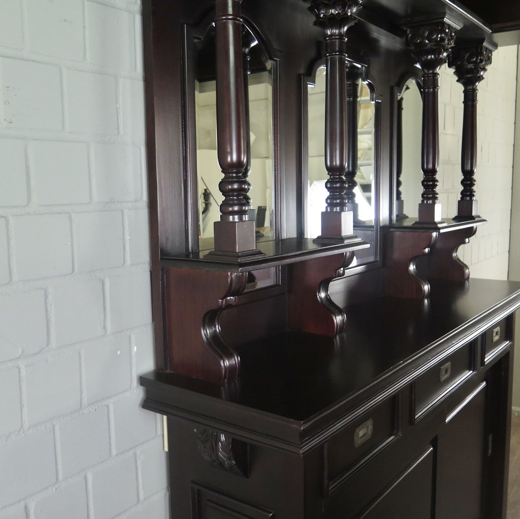 Hausbar Theke Mahagoni 1,70 m