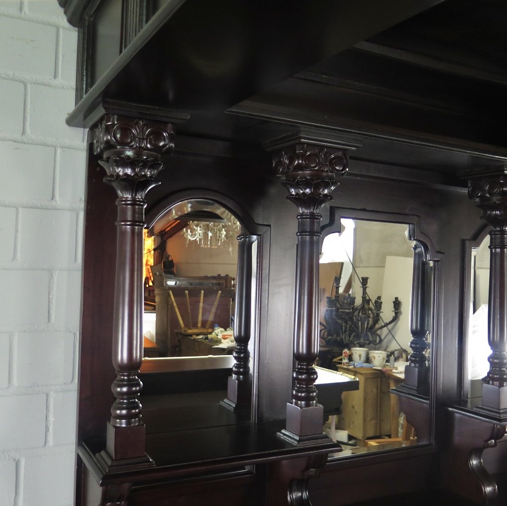 Hausbar Theke Mahagoni 1,70 m