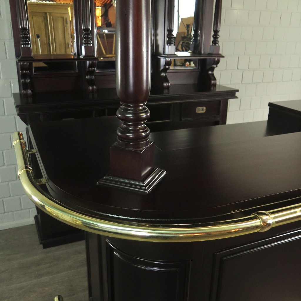 Hausbar Theke Mahagoni 1,70 m