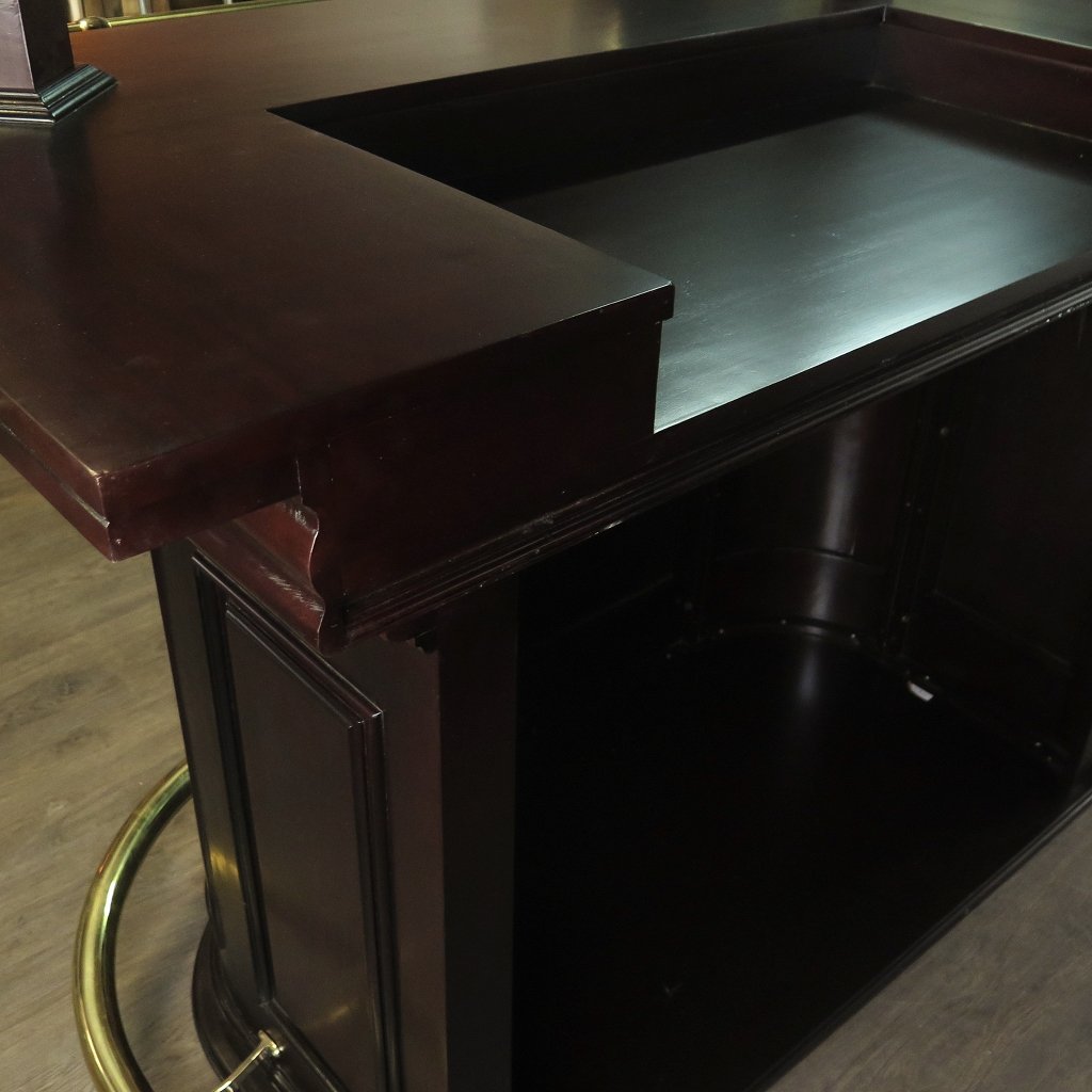 Hausbar Theke Mahagoni 1,70 m