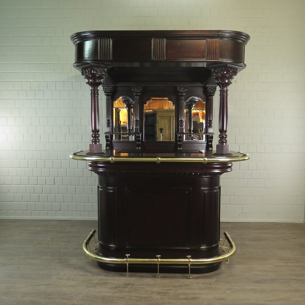 Hausbar Theke Mahagoni 1,70 m