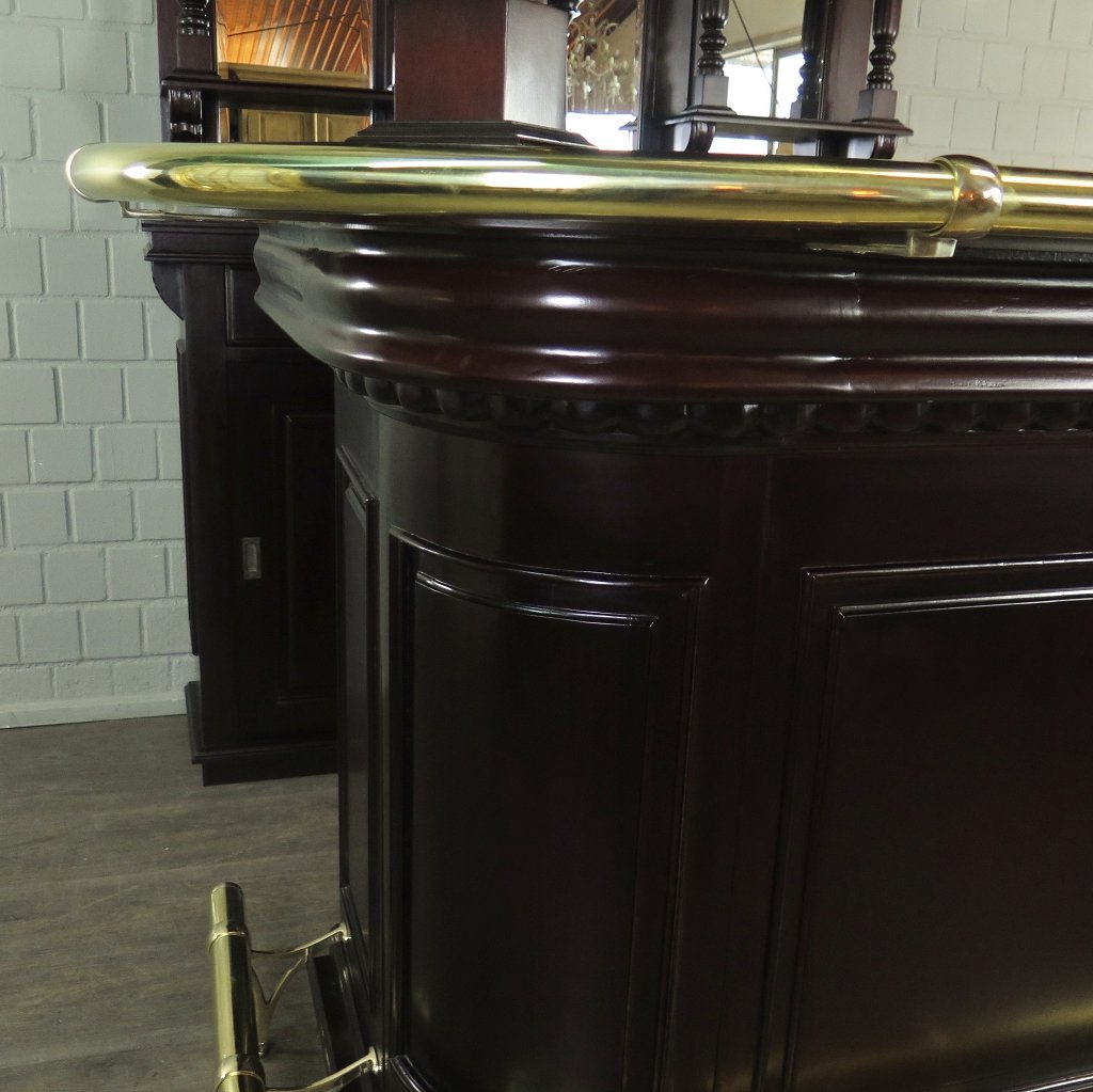 Hausbar Theke Mahagoni 1,70 m