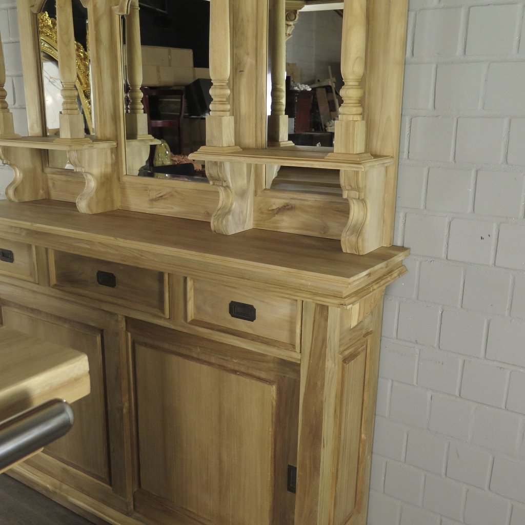 Hausbar Theke Teakholz 1,70 m