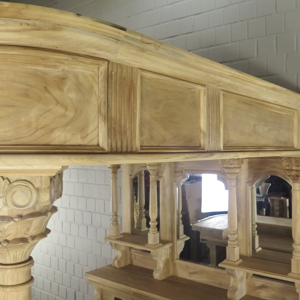 Hausbar Theke Teakholz 1,70 m