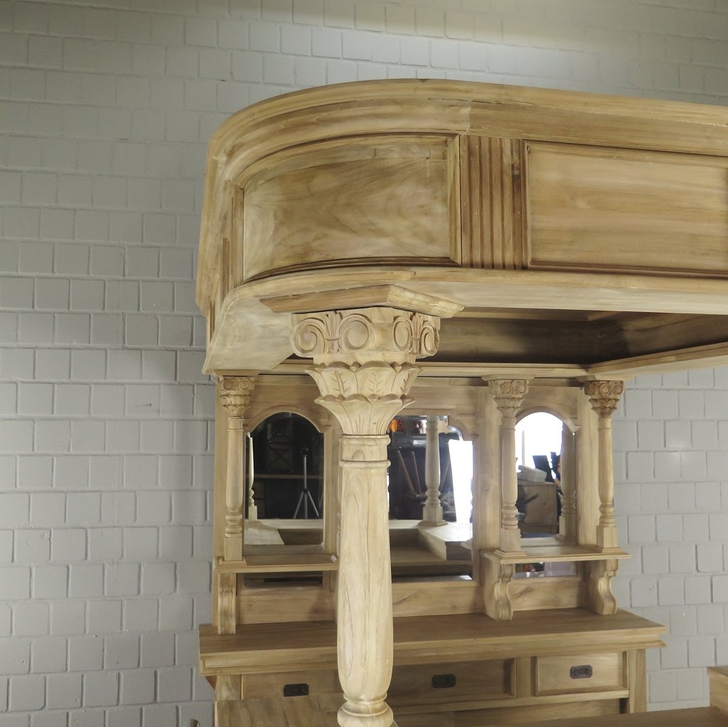 Hausbar Theke Teakholz 1,70 m