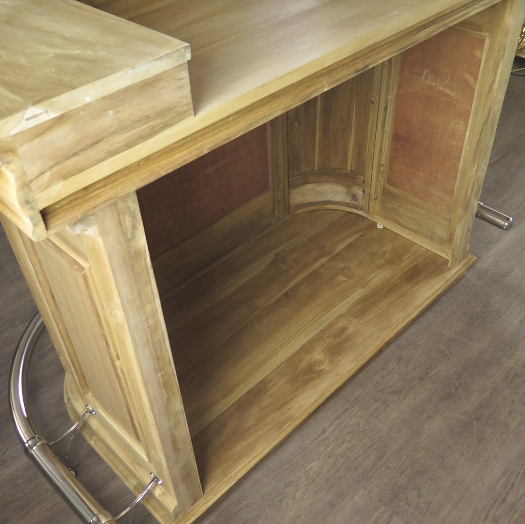 Hausbar Theke Teakholz 1,70 m