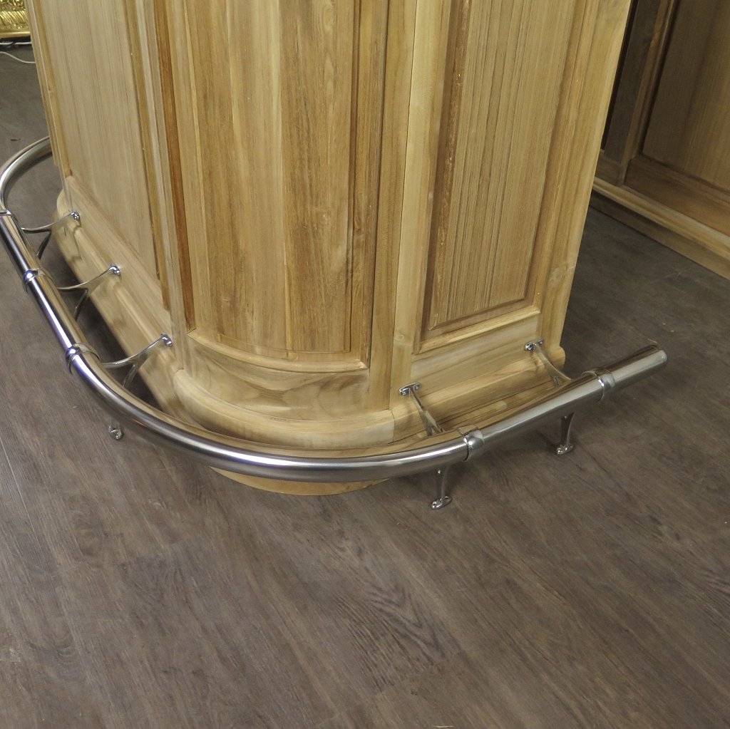 Hausbar Theke Teakholz 1,70 m