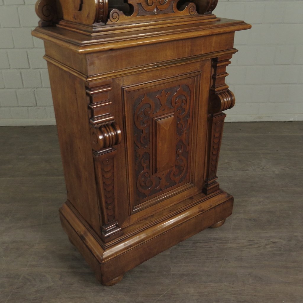 Standuhr Uhr Gründerzeit 1880 Nussbaum