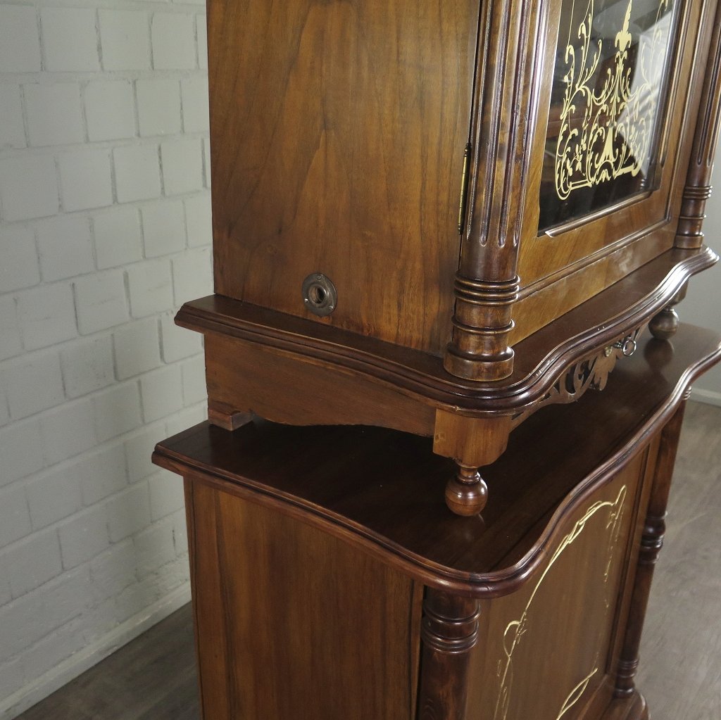 Spieluhr Lochmann Musik-Automat Gründerzeit 1890 Nussbaum