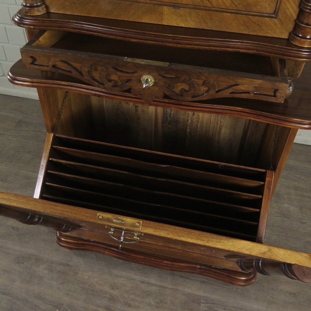 Spieluhr Lochmann Musik-Automat Gründerzeit 1890 Nussbaum