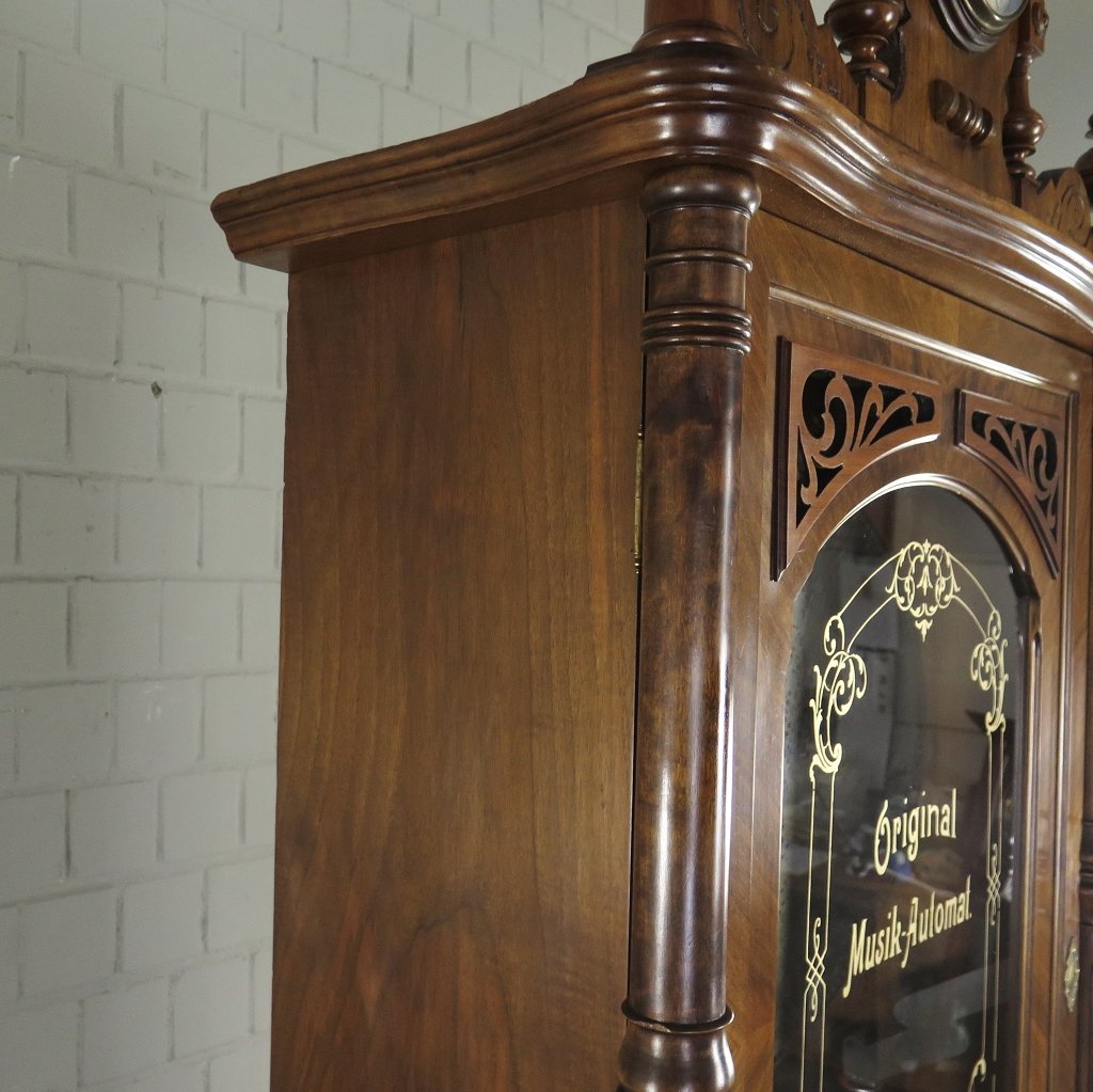 Spieluhr Lochmann Musik-Automat Gründerzeit 1890 Nussbaum