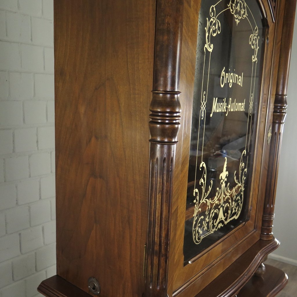 Spieluhr Lochmann Musik-Automat Gründerzeit 1890 Nussbaum