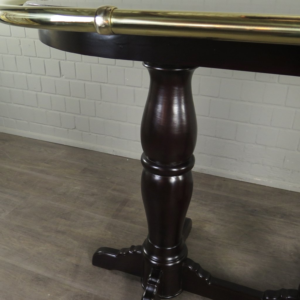 Stehtisch Bartisch Mahagoni 1,55 m x 1,04 m