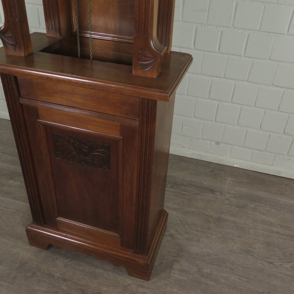 Standuhr Uhr Jugendstil 1910 Nussbaum