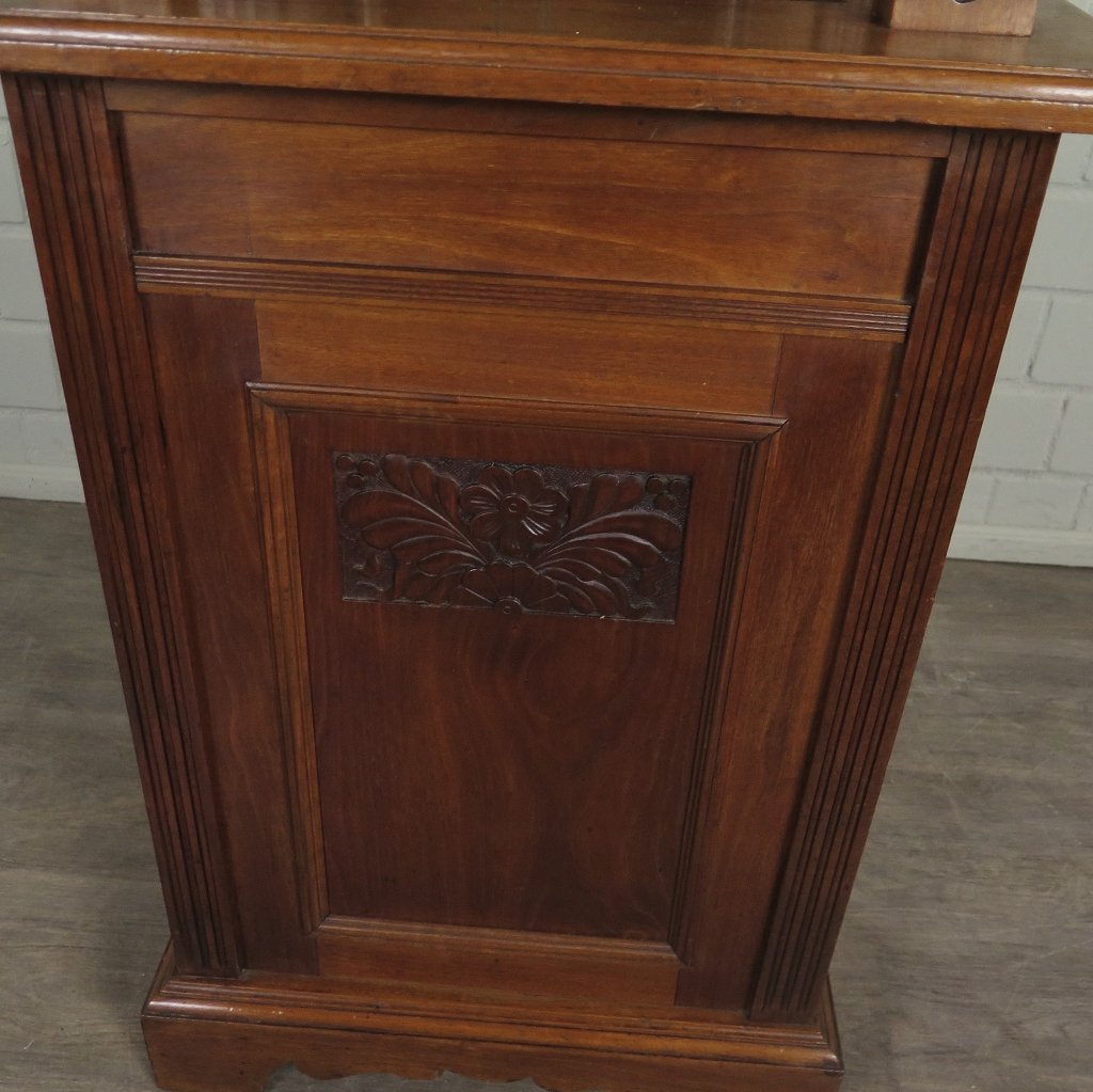 Standuhr Uhr Jugendstil 1910 Nussbaum