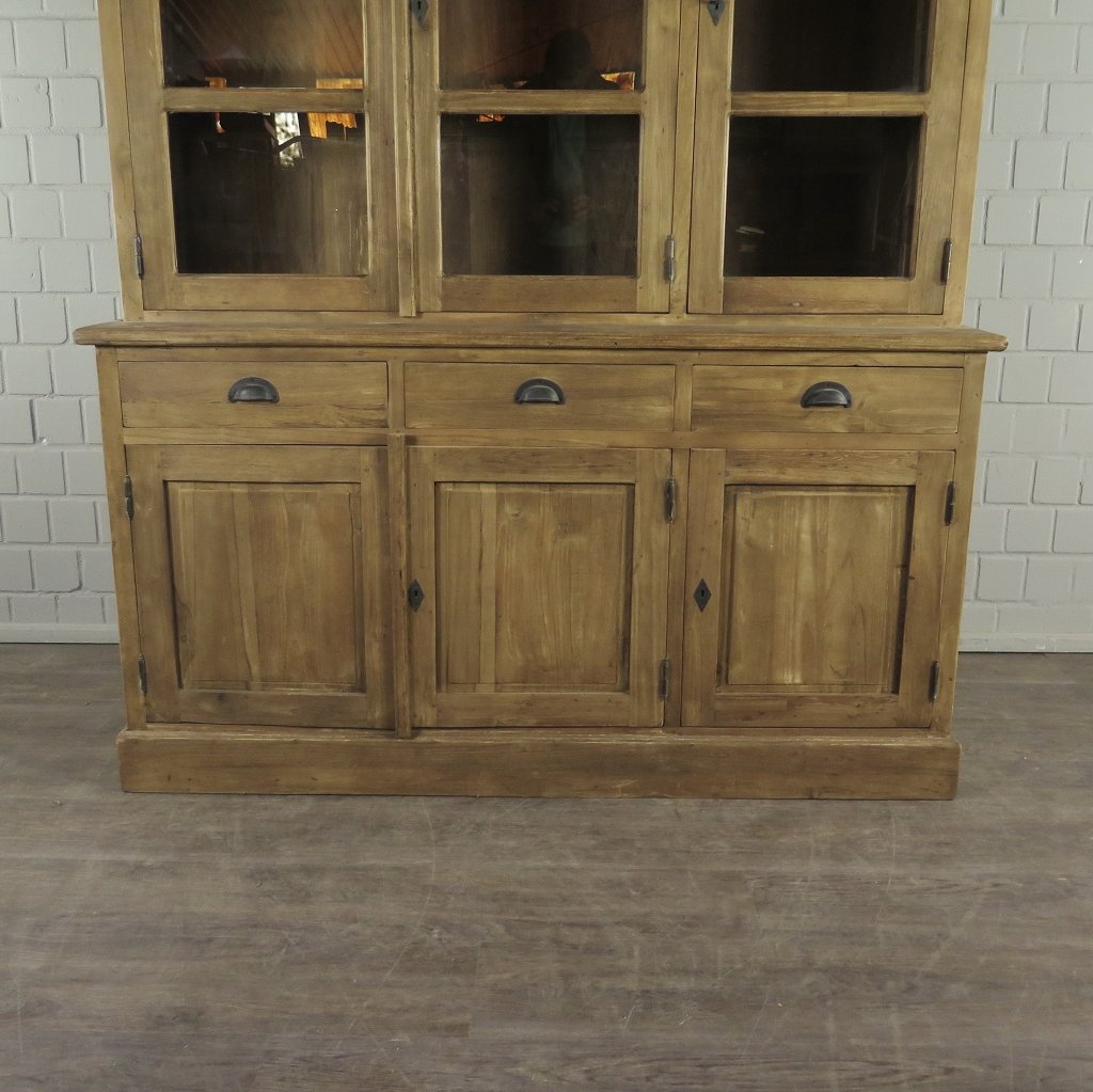 Vitrine Bücherschrank Teakholz 1,70 m
