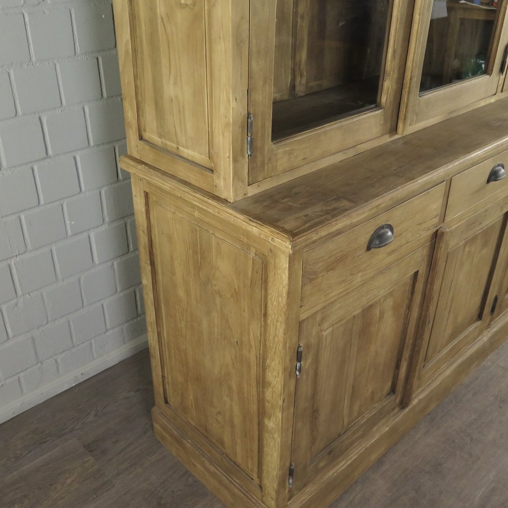 Vitrine Bücherschrank Teakholz 1,70 m