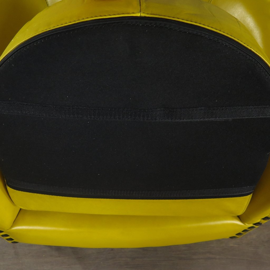 Loungesessel Leder 0,80 m Gelb