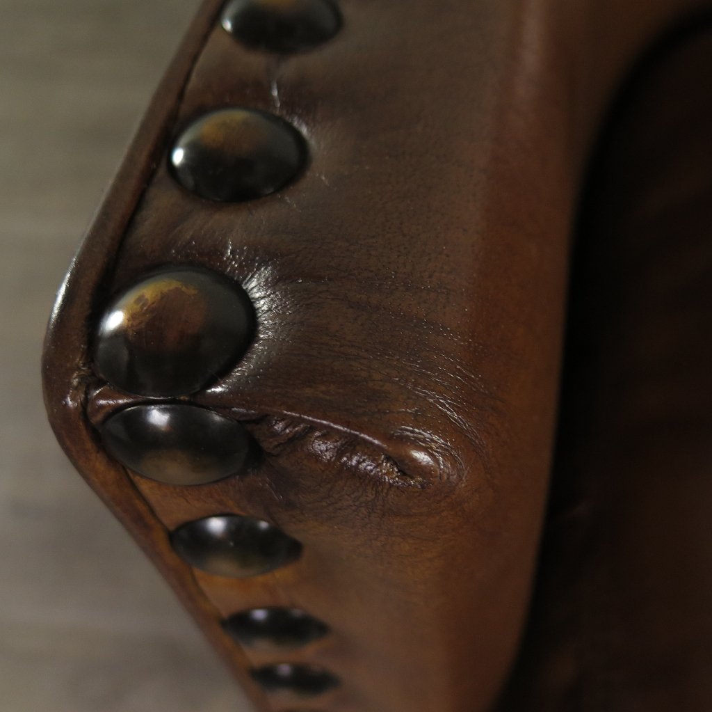 Loungesessel Sessel Leder 0,80 m Braun