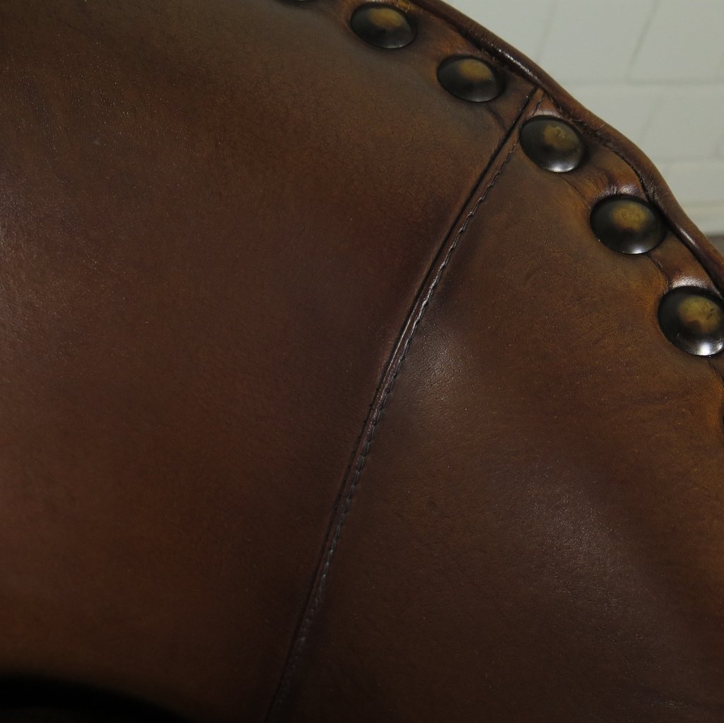 Loungesessel Sessel Leder 0,80 m Braun