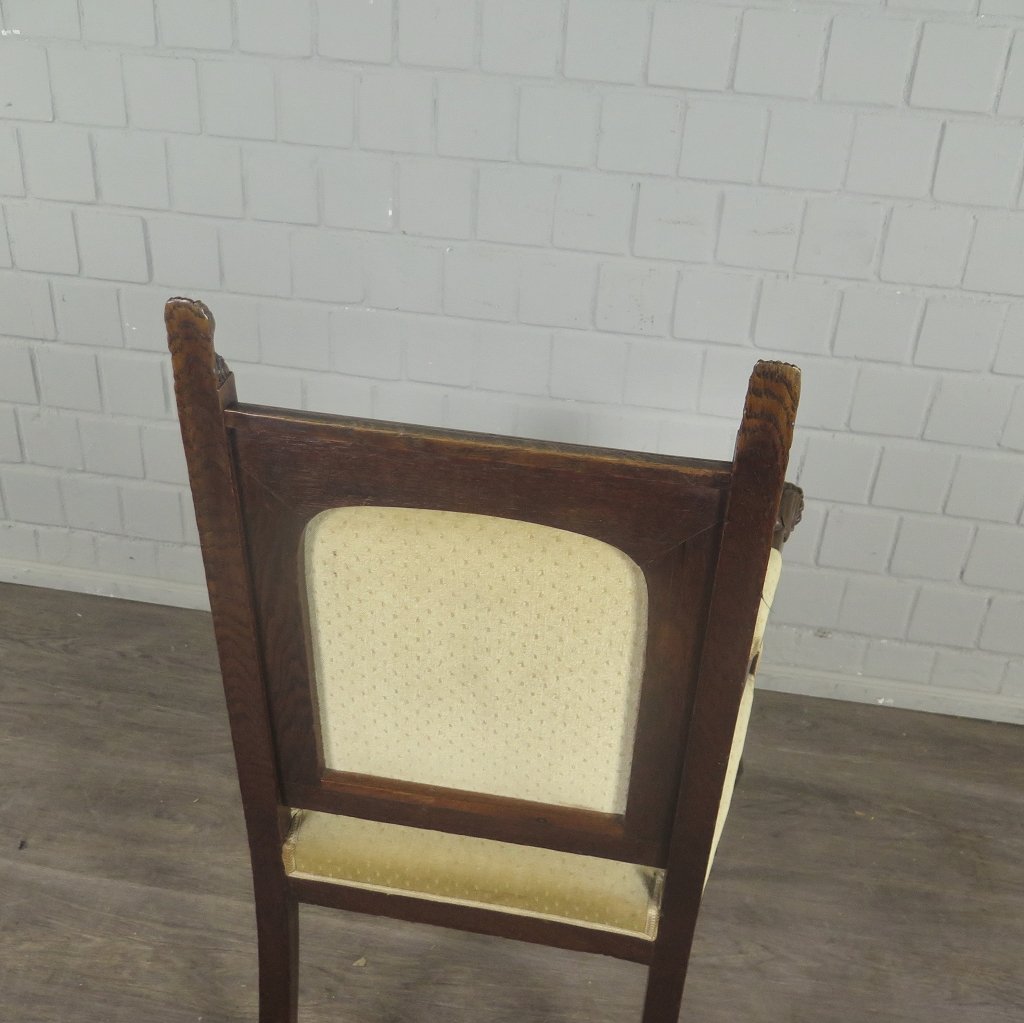 Set Stühle Stuhl Gründerzeit 1880 Eiche