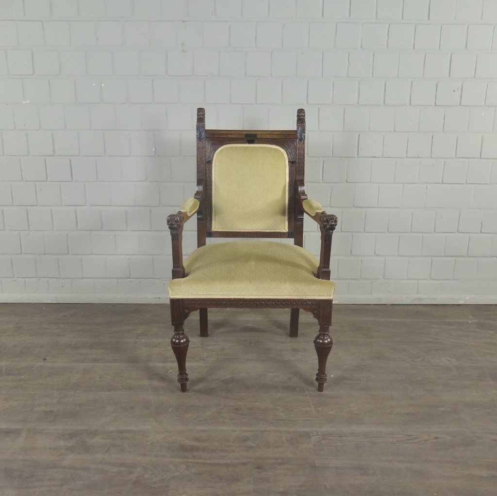 Set Stühle Stuhl Gründerzeit 1880 Eiche