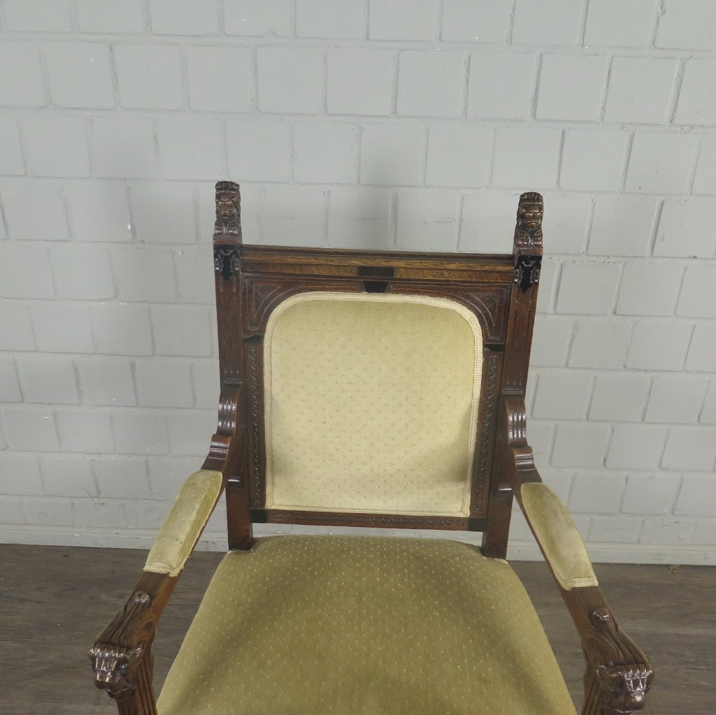 Set Stühle Stuhl Gründerzeit 1880 Eiche