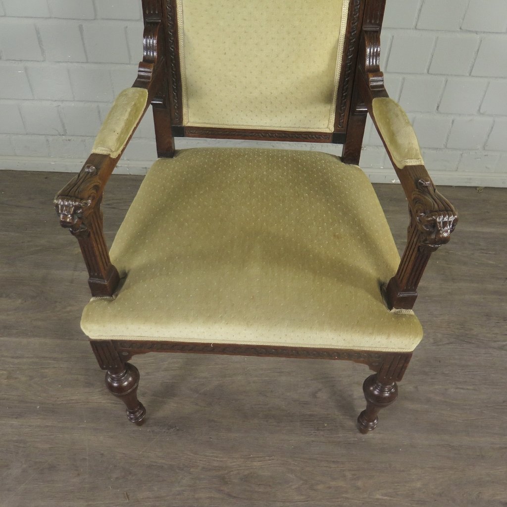 Set Stühle Stuhl Gründerzeit 1880 Eiche