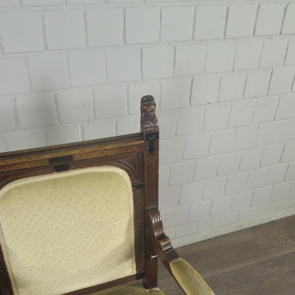 Set Stühle Stuhl Gründerzeit 1880 Eiche