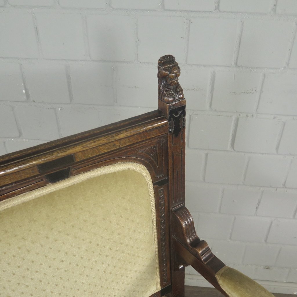 Set Stühle Stuhl Gründerzeit 1880 Eiche
