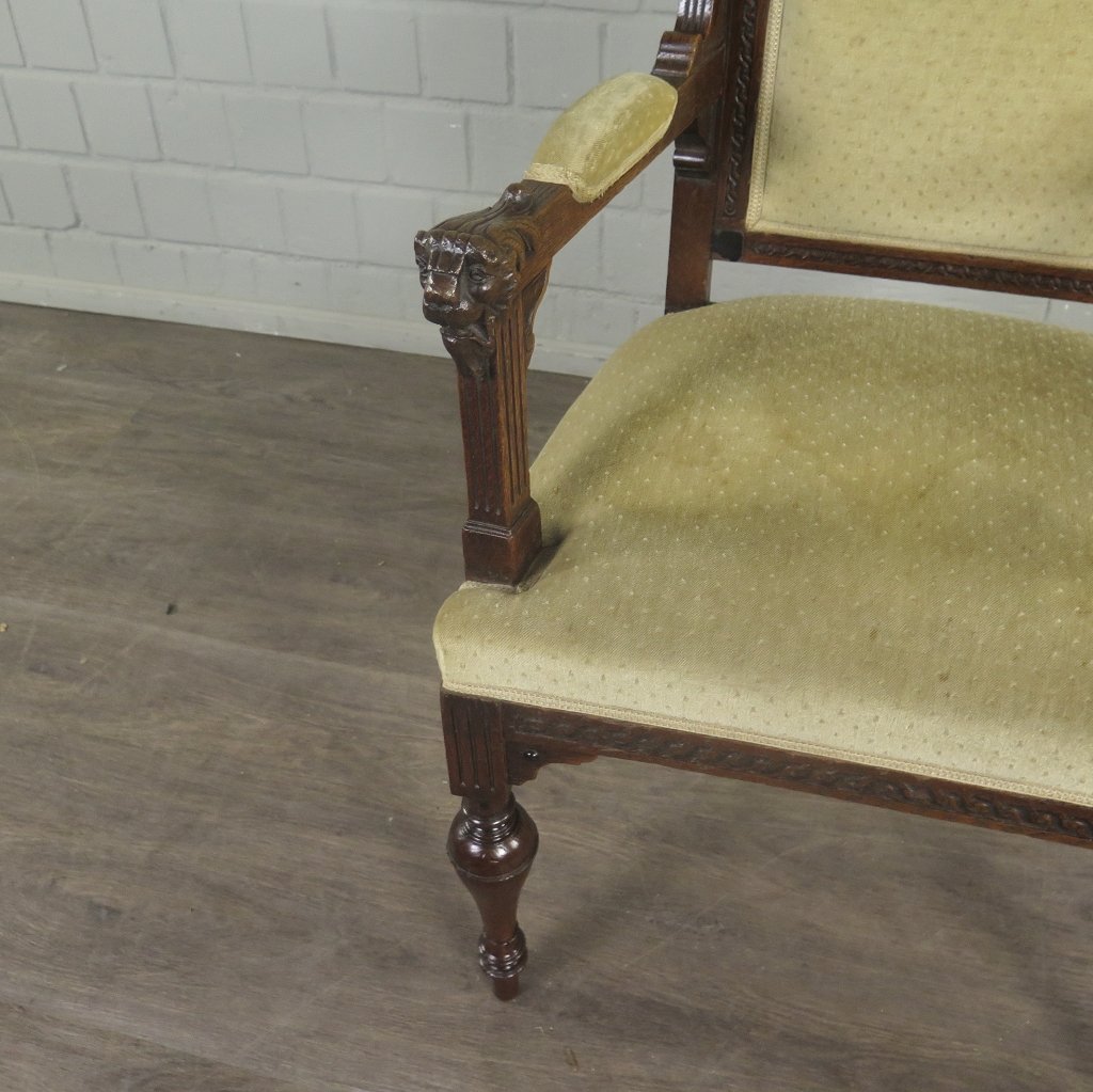 Set Stühle Stuhl Gründerzeit 1880 Eiche