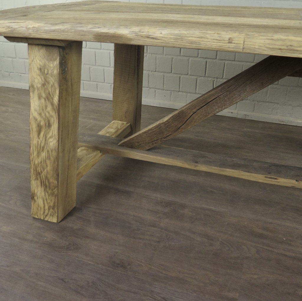 Esstisch Tisch Alteiche 2,44 m x 1,03 m