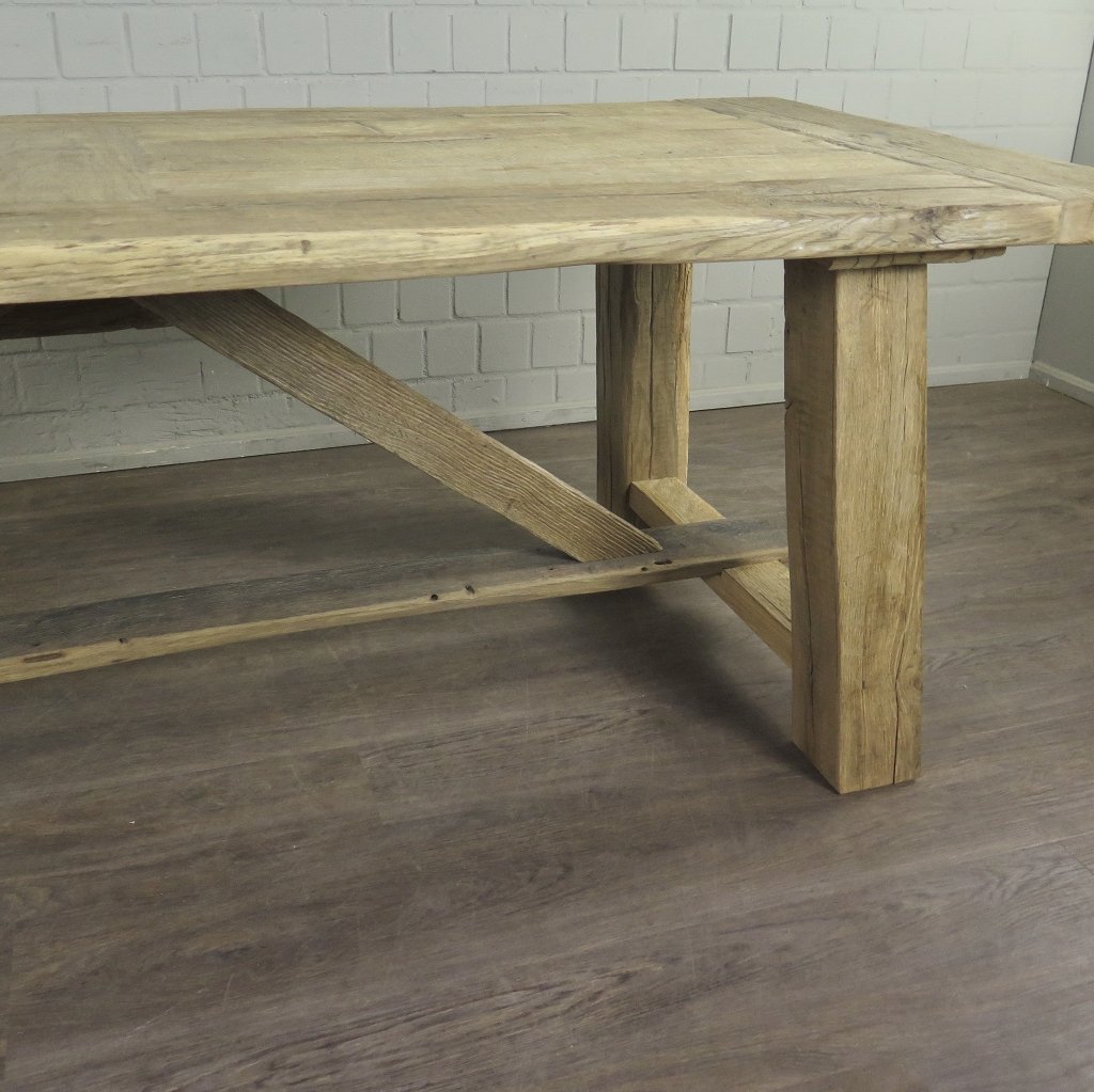 Esstisch Tisch Alteiche 2,44 m x 1,03 m