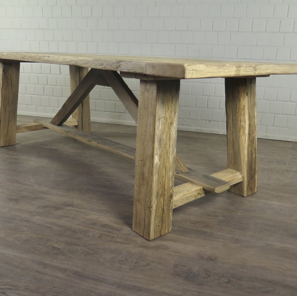 Esstisch Tisch Alteiche 2,44 m x 1,03 m